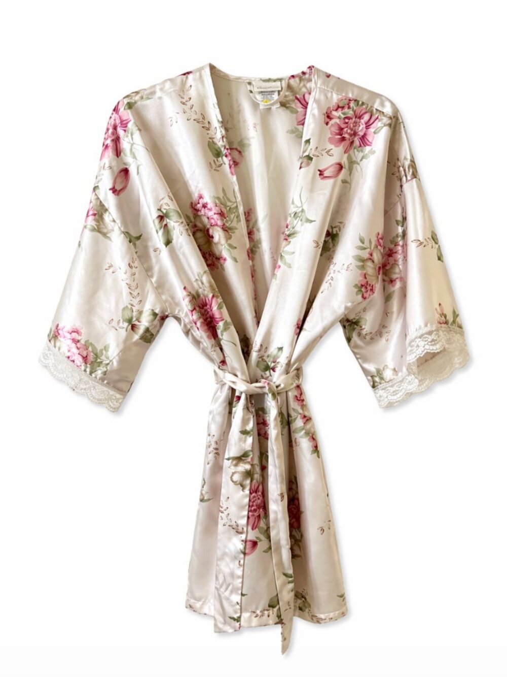 🪩 2/20 Secret Treasures Floral Satin Robe